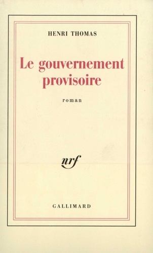 Le gouvernement provisoire