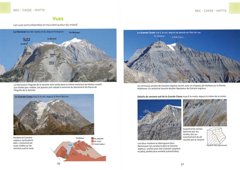 Guide du relief Vanoise. Montagnes, roches, plissements, randonnées