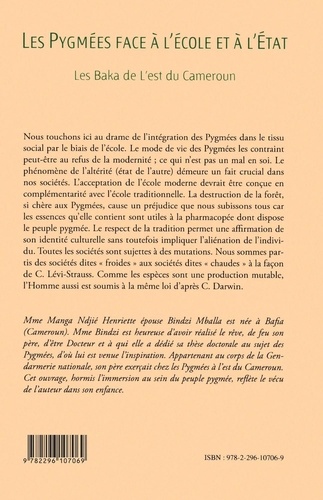 Les Pygmées face à l'école et à l'état. Les Baka de l'est du Cameroun