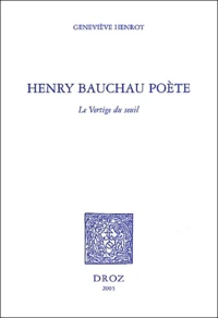Henry Bauchau poète