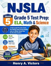 NJSLA  Grade 5 Test Prep: ELA, Math &amp; Science
