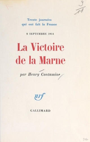 La victoire de la Marne, 9 septembre 1914