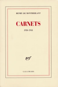 Carnets(années 1930 à 1944)