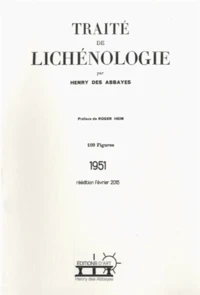 Traité de lichénologie