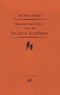 Phénoménologie de la vie
