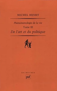 Phénoménologie de la vie