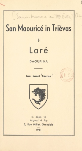 San Maouricé in Trièvas é Laré. Daoufina