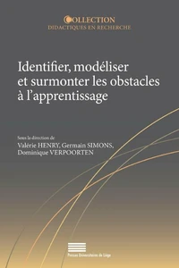 Identifier, modéliser et surmonter les obstacles à l'apprentissage