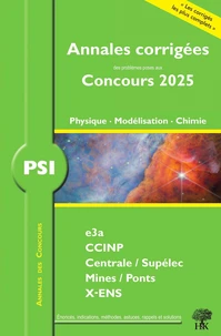 Physique, Modélisation, Chimie PSI