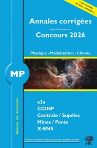 Physique, Modélisation et Chimie MP