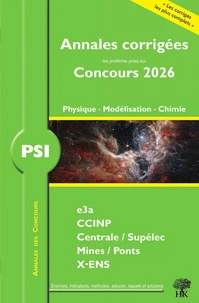 Physique, Modélisation et Chimie PSI