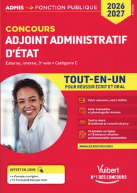 Concours Adjoint administratif d'état Tout-en-un