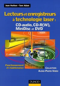 Lecteurs et enregistreurs à technologie laser : CD-audio, CD-R(W), MiniDisc et DVD