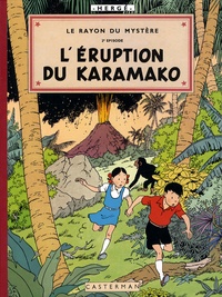  Hergé - Les aventures de Jo, Zette et Jocko Tome 4 : Le rayon du mystère - Tome 2, L'éruption du Karamako.