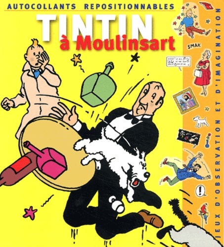  Hergé - Tintin à Moulinsart - Autocollants repositionables.
