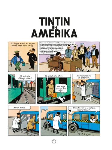 Troioù-kaer Tintin  Tintin en Amerika