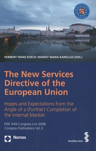 La nouvelle directive de l'Union européenne relative aux services