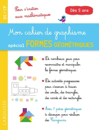 Mon cahier de graphisme spécial formes géométriques GS/CP
