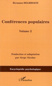 Hermann von Helmholtz - Conférences populaires - Volume 2.