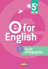 E For English - Anglais 5e - Ed. 2026 - Guide pédagogique