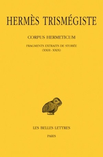  Hermès Trismégiste - Corpus hermeticum 3.