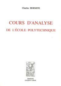 Cours d'analyse de l'Ecole polytechnique