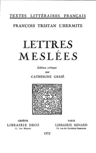 Hermite fran ois L' - Lettres meslées.