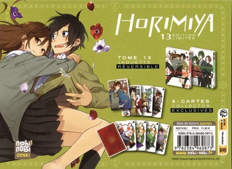 Horimiya Tome 13 Coffret avec une jaquette réversible et 9 cartes collector exclusives -  -  Edition limitée