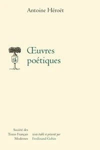 Oeuvres poétiques
