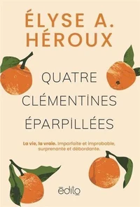 Quatre clémentines éparpillées
