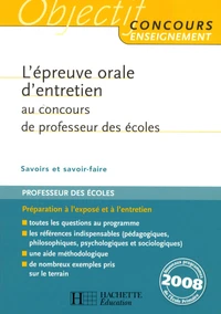 L'épreuve orale d'entretien au CRPE