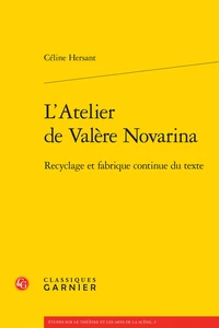 L'atelier de Valère Novarina