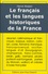 Le français et les langues historiques de la France - Occasion