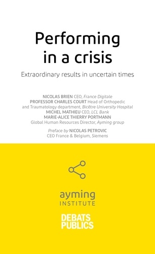 Ayming Institute  Performing in a crisis. Extraordinary results in uncertain times