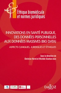 Innovations en santé publique, des données personnelles aux données massives (Big Data)