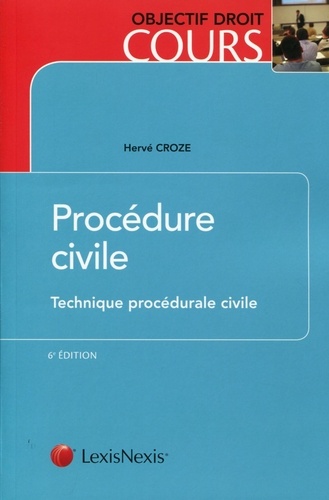 Procédure civile. Technique procédurale civile 6e édition - Occasion