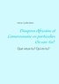 Hervé Cyrille Mem - Diaspora Africaine et Camerounaise  en particulier - Où vas-tu ? Que veux-tu ? Qui es-tu ?.