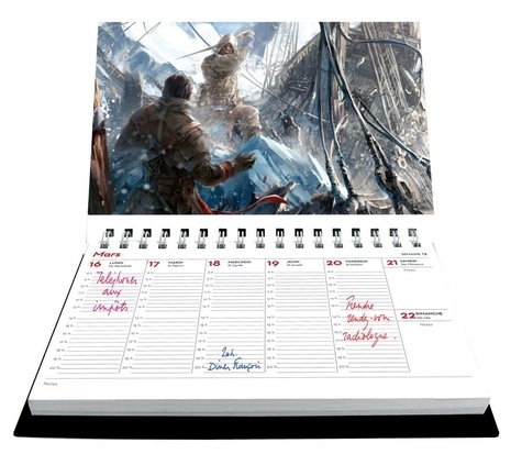 L'agenda-calendrier Assassin's Creed  Edition 2017