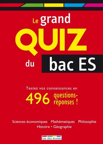 Le grand quiz bac ES