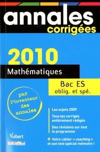 Hervé Fant - Mathématiques Bac série ES 2010.