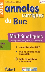 Hervé Fant - Mathématiques série ES - Annales corrigées du Bac.