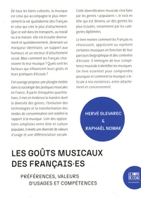 Les goûts musicaux des Français.es