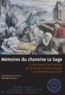 Hervé-Julien Le Sage - Mémoires du chanoine Le Sage - Le diocèse de Saint-Brieuc de la fin de l'Ancien Régime à la monarchie de Juillet.
