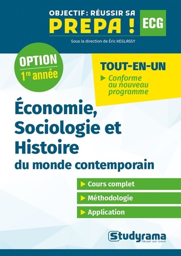 Economie, sociologie et histoire du monde contemporain 1re année  Edition 2021
