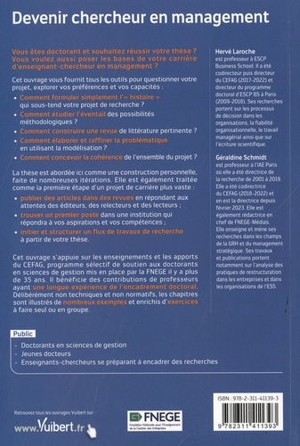 Devenir chercheur en management. De la thèse au premier poste