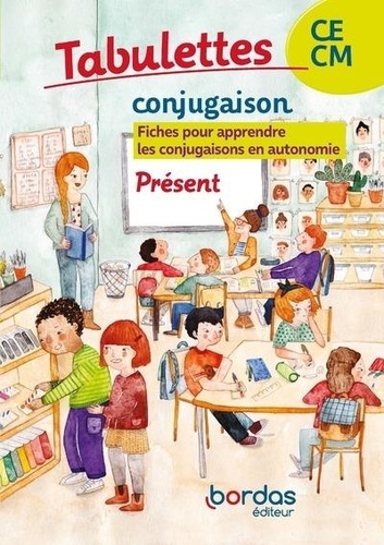 Hervé Le Madec - Tabulettes conjugaison Présent CE-CM - 10 carnets + 1 guide pédagogique.