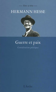 Guerre et paix : considérations politiques