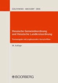 Hessische Gemeindeordnung und Hessische Landkreisordnung - Textausgabe mit ergänzenden Vorschriften HGO/HKO.
