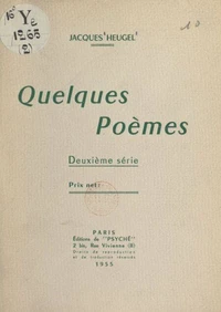 Quelques poèmes, deuxième série