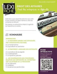 Droit des affaires